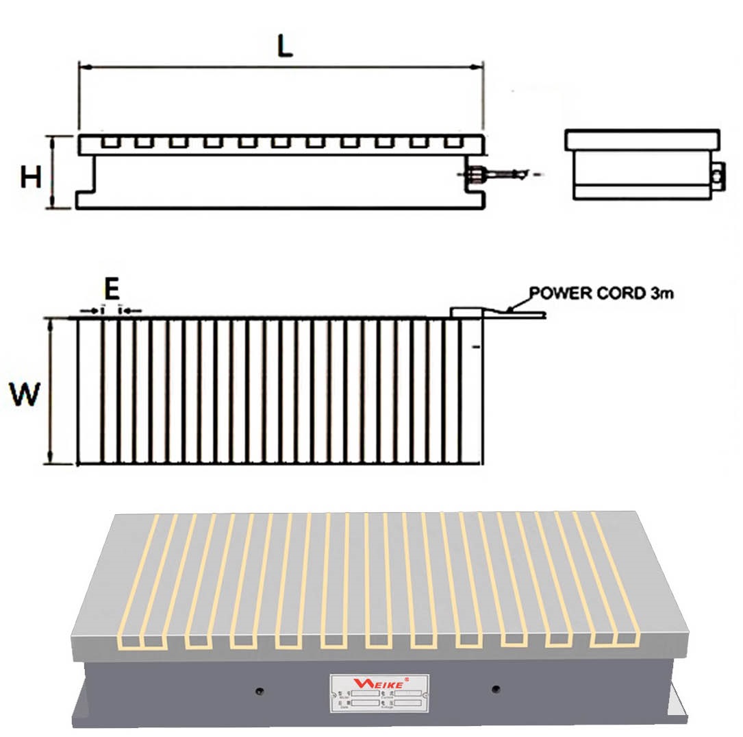 electromagnetic grinding chuck