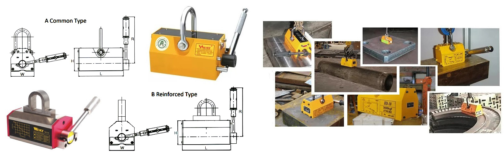 Permanent magnetic lifter