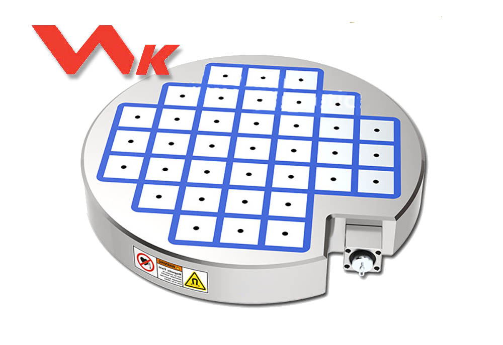 Round Electro Permanent Magnetic table