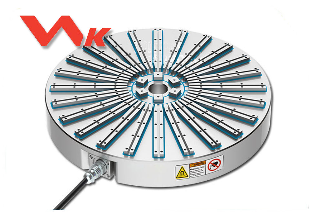 Round Electro Permanent Magnetic table